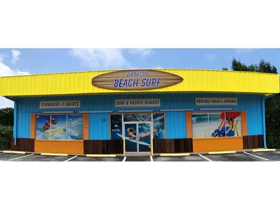 Wabasso Beach & Surf Shop exterior front view of building					